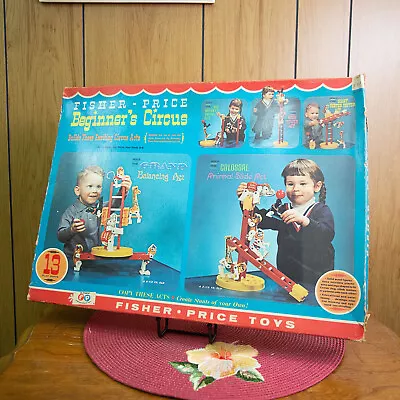 Fisher Price Beginners Circus VTG Playset In Box 1963 Junior Circus Animals • $39.99