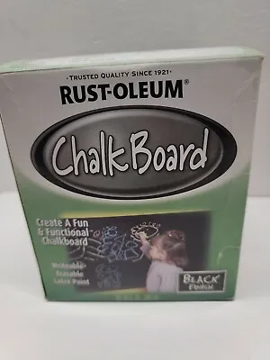 Rust-Oleum Black Chalkboard Latex Paint Writeable Erasable Multi-Surface 30 Oz. • $20