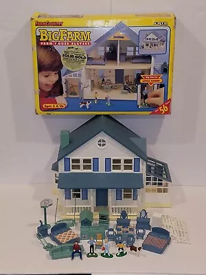 ERTL Farm Country Big Farm House Playset 4417 Box NEAR COMPLETE 1995 Vintage Set • $89.85