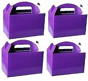 YUYNLEP Treat Boxes Party Favor Boxes Goodie Gable Boxes For 24 Packs Purple • $29.85