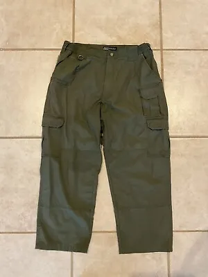 5.11 Tactical 74273 Taclite Pro Cargo Pants Green Mens 34x30 ALTERED TO: 34x26 • $20.99