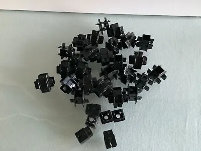 Lot 32 Techno Gears Marble Mania Extreme 2.0 Replacement Black Connector Parts • $16.99