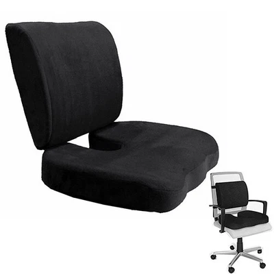 $47.80 • Buy Memory Foam Lumbar Back Pillow Seat Cushion Home Office Car Seat Chair Support