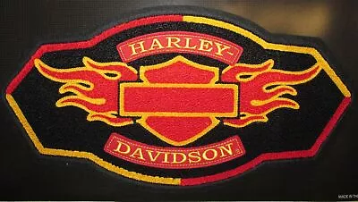 HARLEY DAVIDSON Flame Chenille BACK PATCH (XXL) PATCH • $12.99