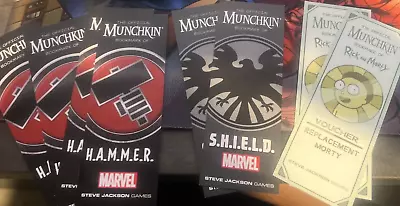 Munchkin Promo Bookmark Lot ( Marvel And Rick & Morty ) • $9