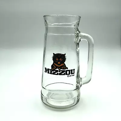 Vintage University Of Missouri MIZZOU TIGERS Glass Beer Mug 1981 COLUMBIA  • $24.99