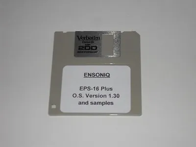 $6.95 • Buy Ensoniq EPS-16 Plus OS 1.30 Boot Disk - Operating System Disk-includes 5 Samples