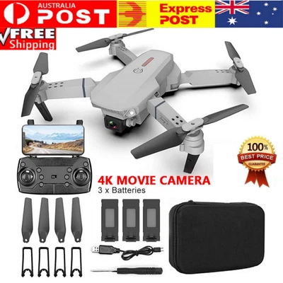 $40.89 • Buy 1080P Drone Mini With HD Camera Drones Foldable RC Quadcopter With 3 Batteries