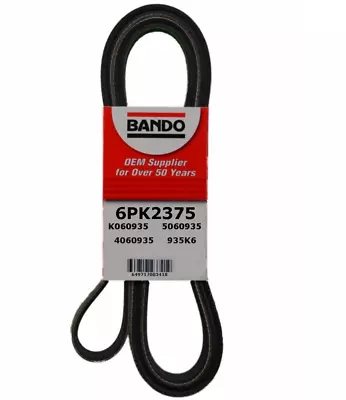 BANDO 6PK2375 Serpentine Belt-Rib Ace Precision Engineered V-Ribbed Belt  • $24.50