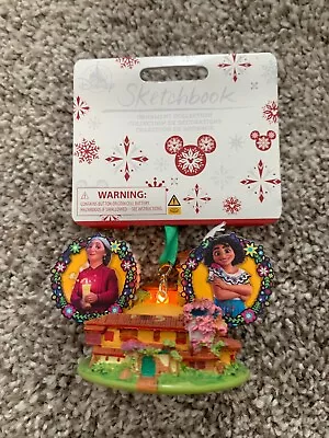 Disney Parks Encanto Casita Light-Up Mickey Mouse Ear Hat Christmas Ornament • $19.99