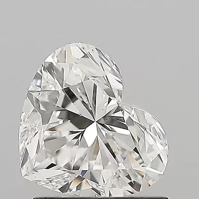 Heart Brilliant Cut IGI Certified F VS2 LabGrown Man Made Diamond 1.63 Carat • $3514