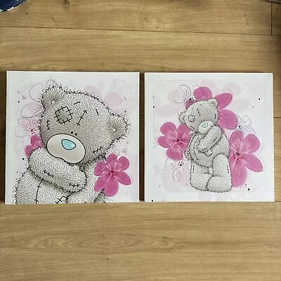 2x Me To You Bear Canvas On Frames Wall Picture Kids • £6