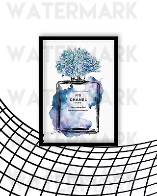 Fashion Wall Art Coco Perfume Make Up Poster Glamour Fashion Print A4 Size • £5.99