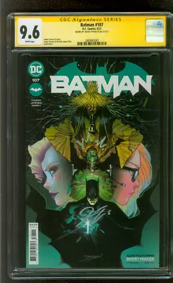 Batman 107 CGC SS 9.6 Tynion IV Signed Cover 6/21 • $79.99