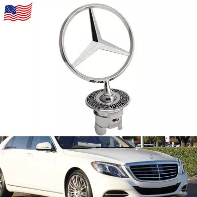 For Mercedes-Benz Front Hood 3D Star Emblem C230 C280 CLK320 E300 E320 E500 S430 • $14.49