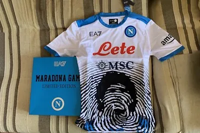 Ea7 Armani Shirt L Napoli Maradona Limited Edition Box #235 Champions 23 No Fake • £1500
