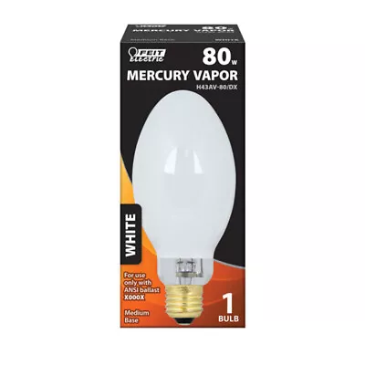 Feit 80 W ED17 HID Bulb White Mercury Vapor 1 Pk • $20.24