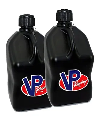 VP Fuel 2 Pack Black 5 Gallon Race Fuel Jug Gas Can Alcohol NHRA IMCA Off Road • $69.99