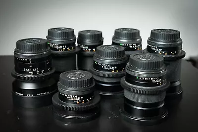 Contax Zeiss Cinema Lens Set (Near Mint MMJ/MMG) • $17500