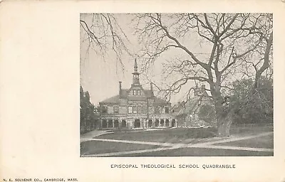 CAMBRIDGE MASSACHUSETTS~EPISCOPAL THEOLOGICAL SCHOOL QUADRANGLE~1900s POSTCARD • $8.99