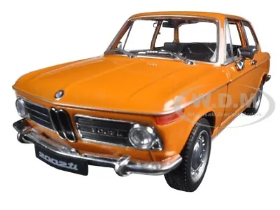 Bmw 2002ti Orange 1/24 Diecast Model Car By Welly 24053 • $18.99