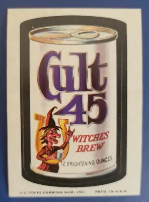 1975 Wacky Packages Series 11 Tan Back   Cult 45      Nm • $19.95