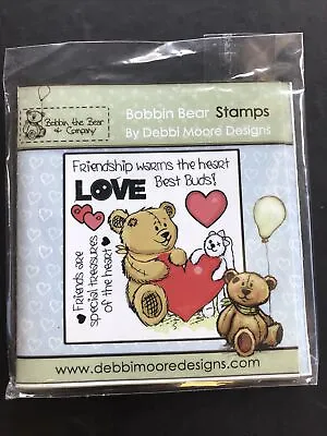 £2.99 • Buy Bobbin Bear Stamps Love By Debbi Moore Designs