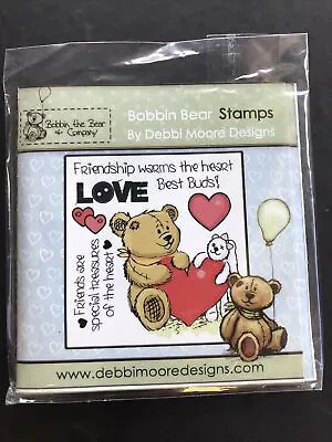 £2.99 • Buy Bobbin Bear Stamps Love By Debbi Moore Designs
