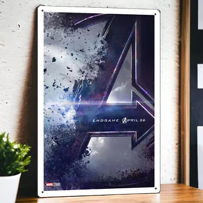 Avengers: Endgame (2019) Metal Movie Poster Tin Sign Plaque Film 8 X12  • $6.99