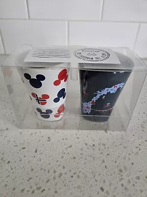 Disney Parks Epcot Norway Map Mickey Mouse Icon Flag Shot Glass Set New With Tag • $19