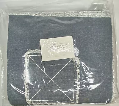 2013 Restoration Hardware Baby & Child VTG-Washed Canvas Patchwork Swag Canopy • $129.99