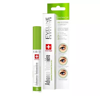 £4.99 • Buy Eveline Eyelash Serum Conditioner Mascara Base Lash Primer Growth Serum 3 In 1