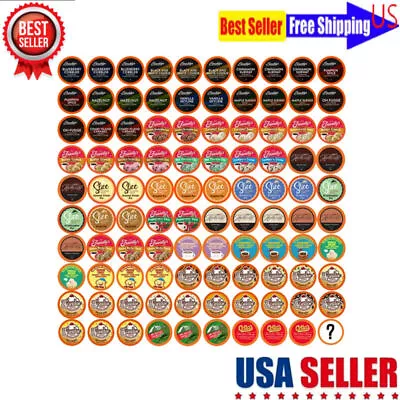 Flavored Coffee Pods Variety Sampler Pack K-Cup Makers Highest Quality 100 Count • $32.85