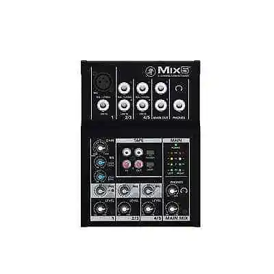 £72.99 • Buy Mackie Mix5 5 Channel Compact Mixer Professional Studio Portable Live Recording