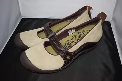 Merrell Plaza Bandeau Women 11 Taupe Suede Brown Shoes S-R • $29.99