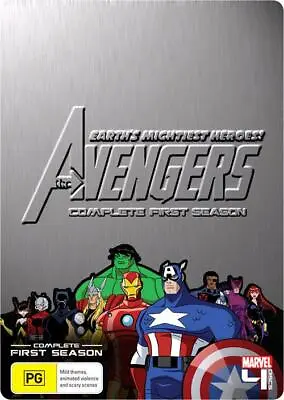 Marvel - The Avengers : Season 1 (DVD 2011 4-Disc Set) - Region 4 • $13.95