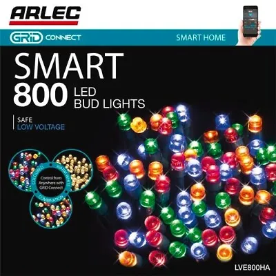 Arlec Smart 800 LED Bud Lights With Grid Connect / App Controlled • $89.99