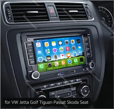 7  Car Stereo Radio Carplay Android13 MP5 BT For VW Volkswagen Jetta Passat Polo • $119.99