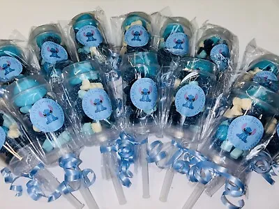 Lilo & Stitch Blue Pick N Mix Sweet Gummy Treat Push Pop Gift Party Favour • £1.75