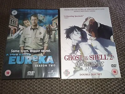 A Town Called Eureka Season 2/ghost In The Shell 2 Innocence Dvds 6 Disc Set VGC • £4.30