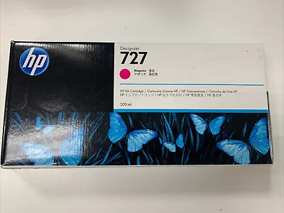 Genuine HP 727 Magenta 300ml F9J77A DesignJet T1500 T920 T2500 • $60