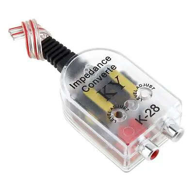 £4.40 • Buy High To Low Frequency Converter Double Coil Transformer RCA Car Subwoofer K-28