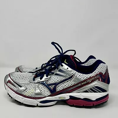 Sneakers Size 10.5W Womens Running Shoes Wave Inspire Athletic Pink White Blue • $26.99