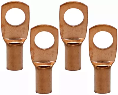 2 Pack Pipemen's Installation Solution 8g Copper Ring Terminal 1/4  IS-PTRC-8-8 • $18.95