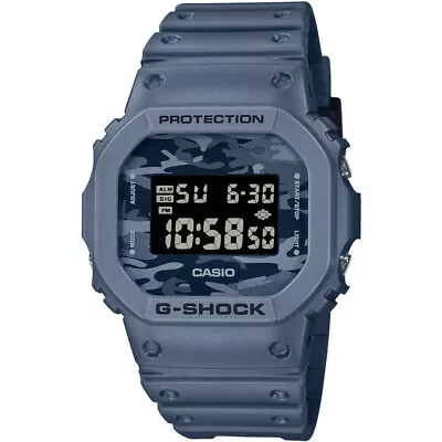 Casio G-SHOCK DW5600CA-2 Camouflage Motif Blue Digital 200m Men's Watch • $67