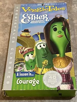 Veggie Tales Esther The Girl Who Became Queen VHS (2000 Word Entertainment) • $4.99