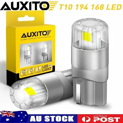 AUXITO T10 LED License Plate Light Bulbs 6000K Super Bright White 168 2825 194 • $13.98