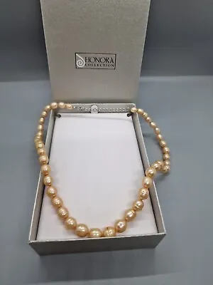 Honora Freshwater Champagne Pearl Necklace • £21.99