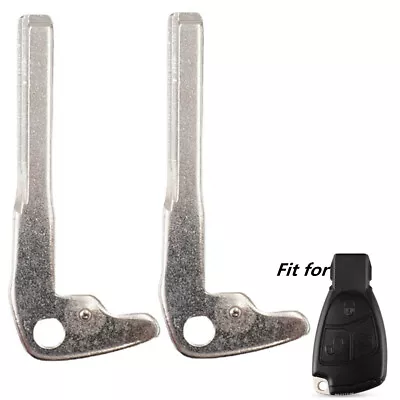 2Pcs Uncut Emergency Insert Key Blade For Mercedes Benz C200K C240 C230K W209 • $7.99