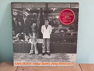 Ian Dury New Boots And Panties Original Gold Vinyl Edition • £2.99